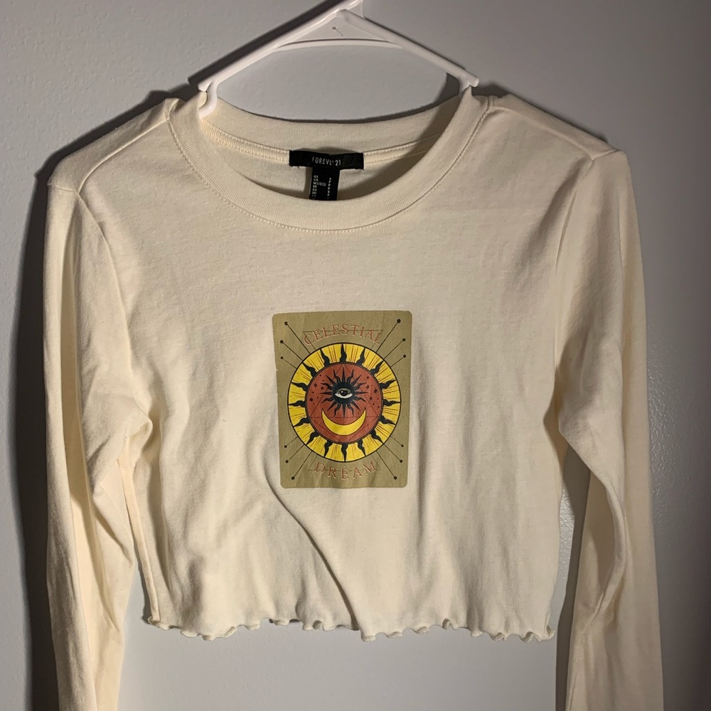 Celestial Cropped Long Sleeve